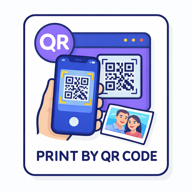 Функция печати фото по QR (ежегодно)